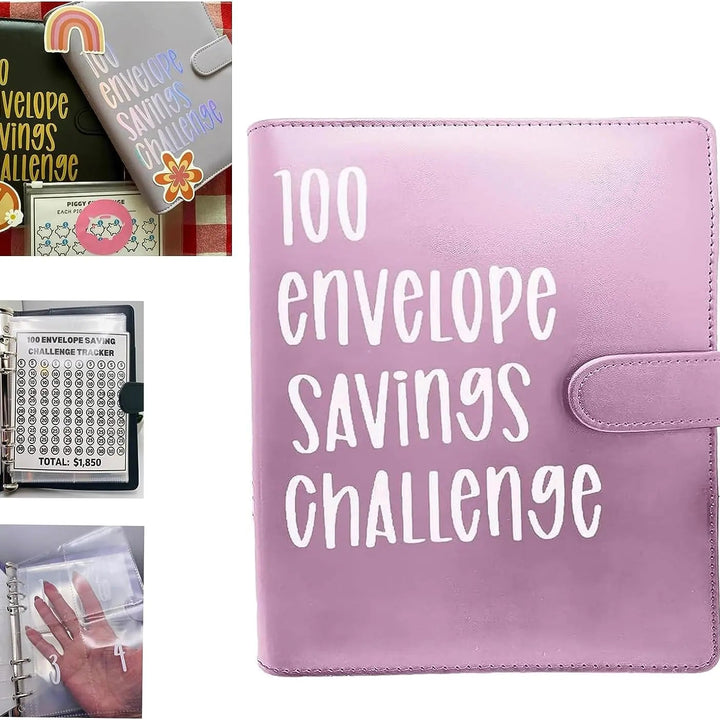 100 Envelope Savings Challenge Binder - ShopMoneywithHoney