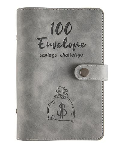 A6 loose - leaf 100 - day challenge saving money budget plan loose - leaf notebook handbook - ShopMoneywithHoney