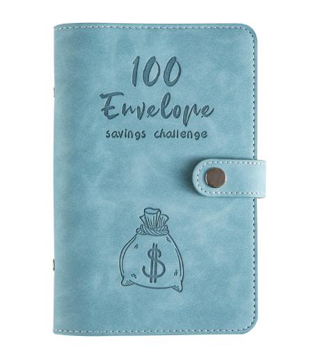 A6 loose - leaf 100 - day challenge saving money budget plan loose - leaf notebook handbook - ShopMoneywithHoney