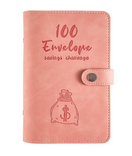 A6 loose - leaf 100 - day challenge saving money budget plan loose - leaf notebook handbook - ShopMoneywithHoney