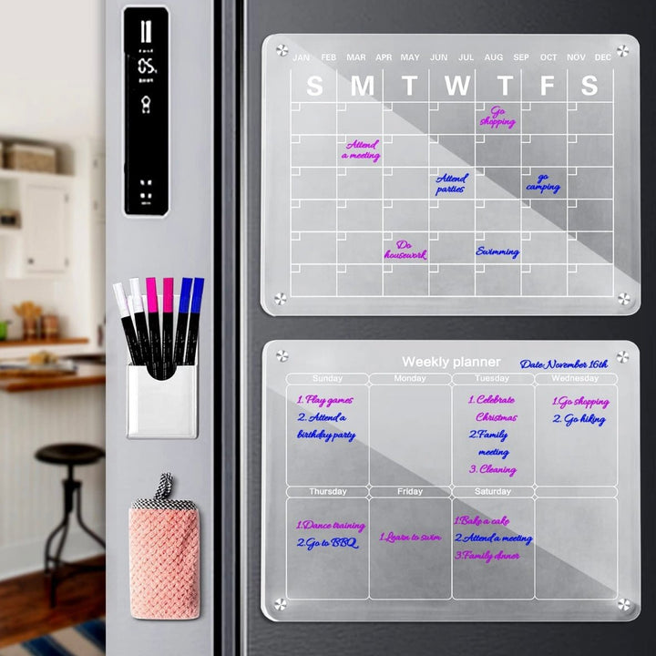 Acrylic Magnetic Calendar - ShopMoneywithHoney