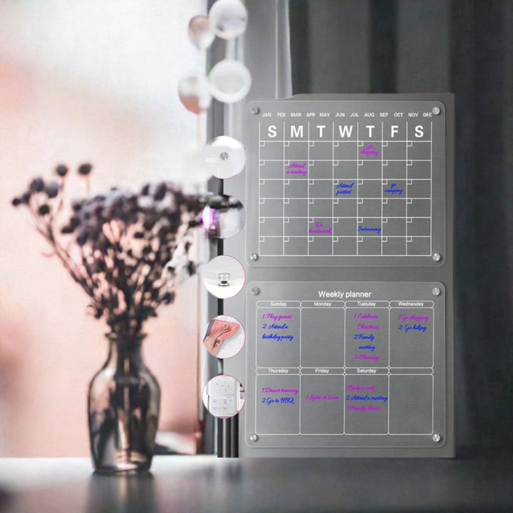 Acrylic Magnetic Calendar - ShopMoneywithHoney