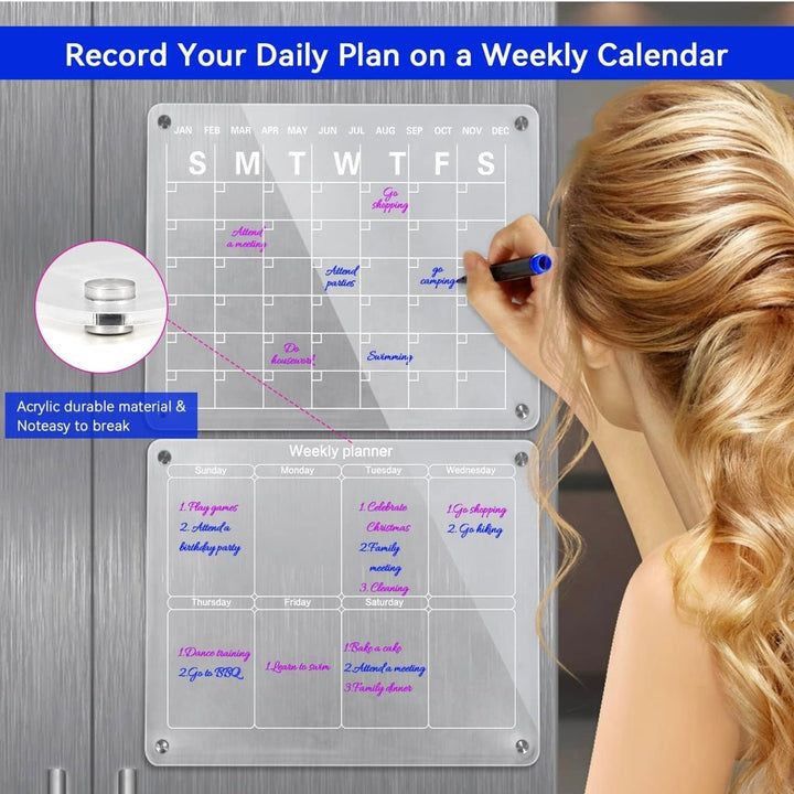 Acrylic Magnetic Calendar - ShopMoneywithHoney