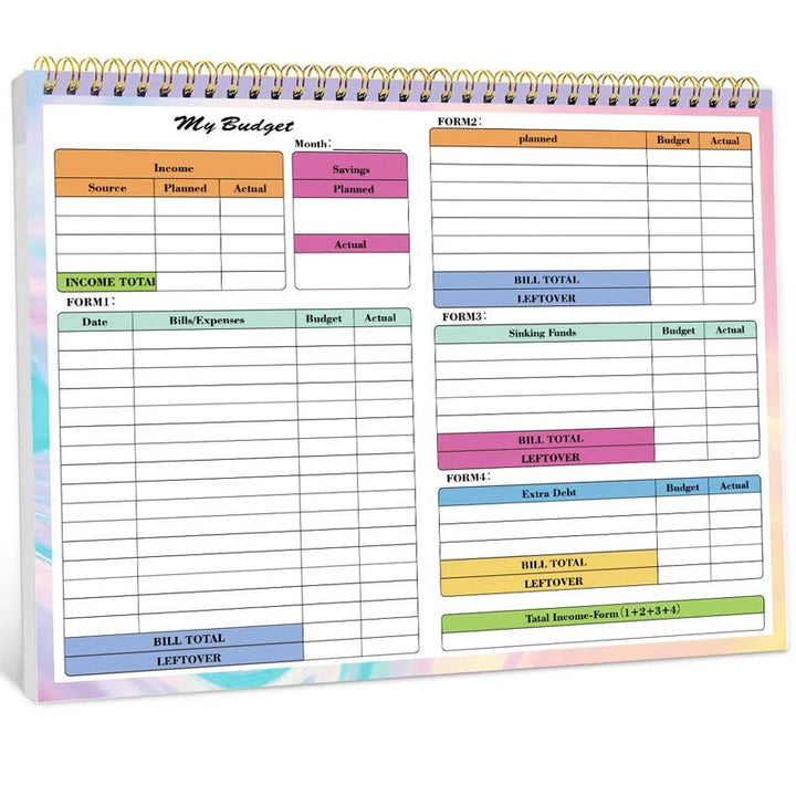 B5 50 Sheets Budget Planner - ShopMoneywithHoney